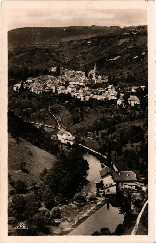 Carte postale ancienne Mouthier-Hautepierre - Mouthier-Haute-Pierre - Vue générale à Mouthier-Haute-Pierre