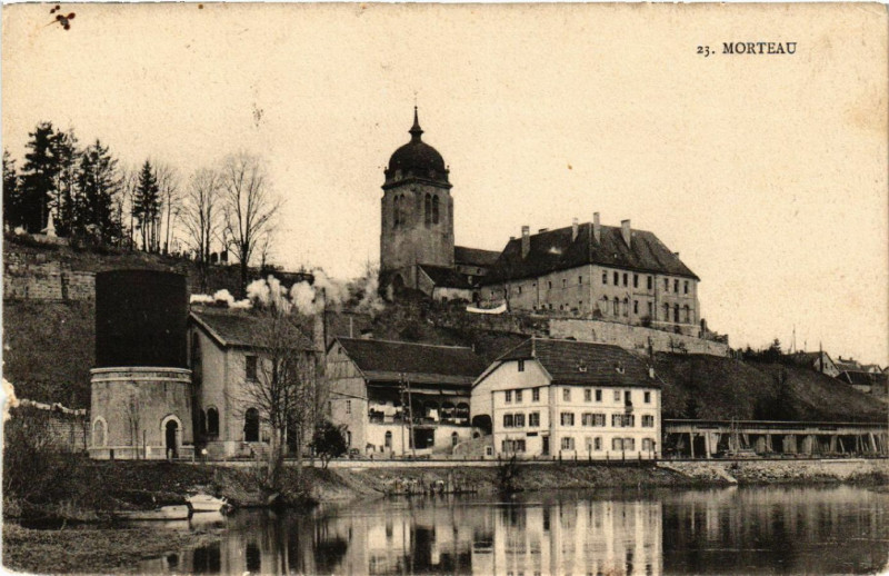 Carte postale ancienne Morteau - Vue - Scene à Morteau