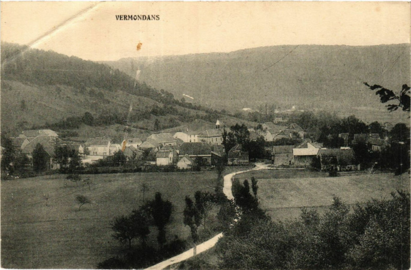 Carte postale ancienne Vermondans