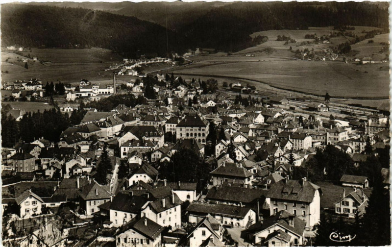 Carte postale ancienne Morteau - Vue générale à Morteau