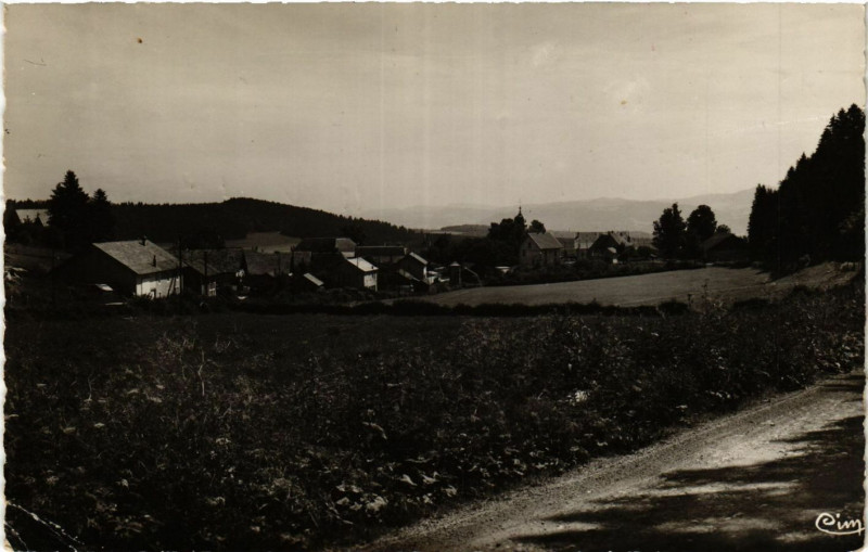 Carte postale ancienne Belleherbe - Vue générale à Belleherbe