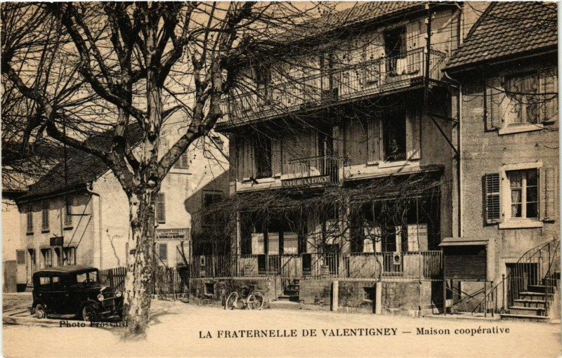 Carte postale ancienne La Fraternelle de Valentigney - Maison Coopérative à Valentigney