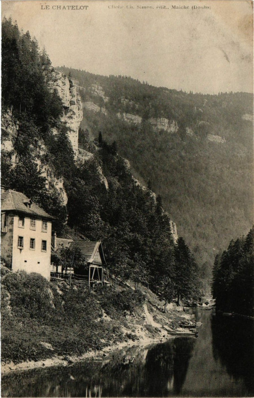 Carte postale ancienne Le Chatelot - Doubs à Doubs