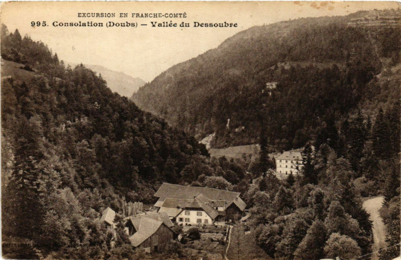 Carte postale ancienne Consolation - Vallée du Dessoubre