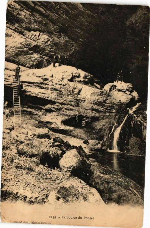 Carte postale ancienne Le Source du Pontet