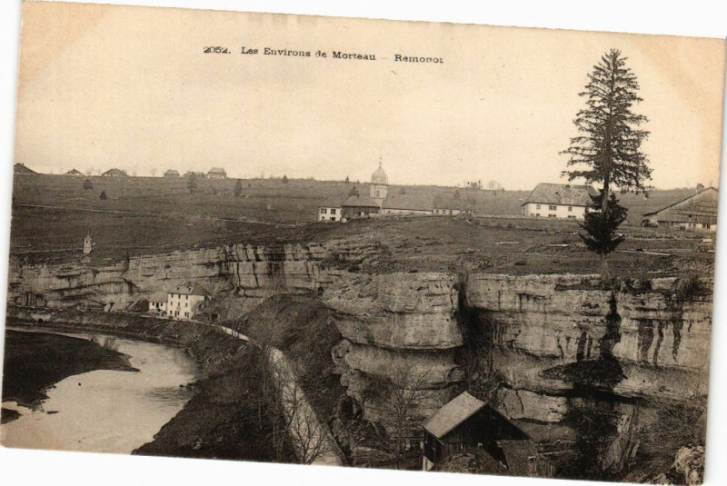 Carte postale ancienne Les Environs de Morteau - Remonot à Morteau