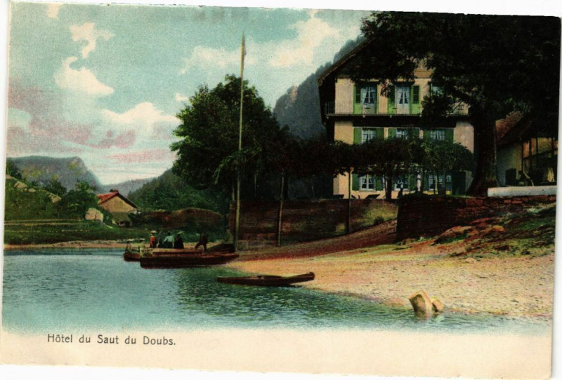Carte postale ancienne Hotel de Saut du Doubs à Doubs
