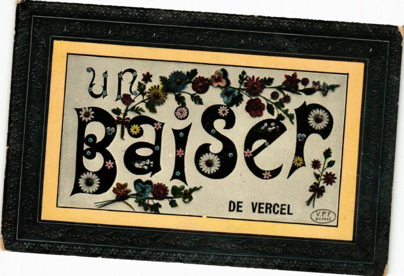 Carte postale ancienne Un Baiser de Vercel