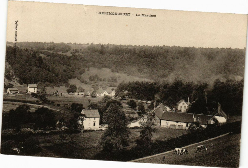 Carte postale ancienne Herimoncourt - Le Martinet à Hérimoncourt