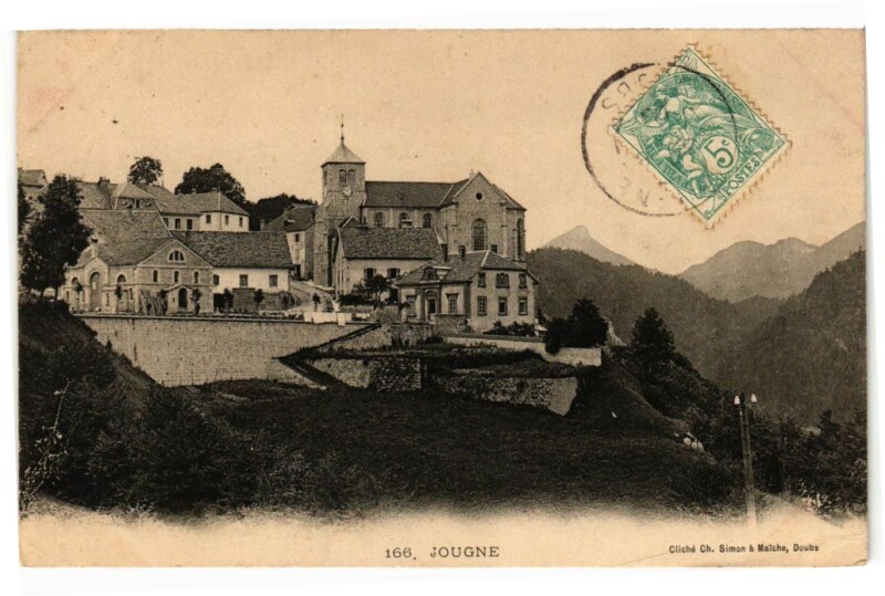 Carte postale ancienne Jougne à Jougne
