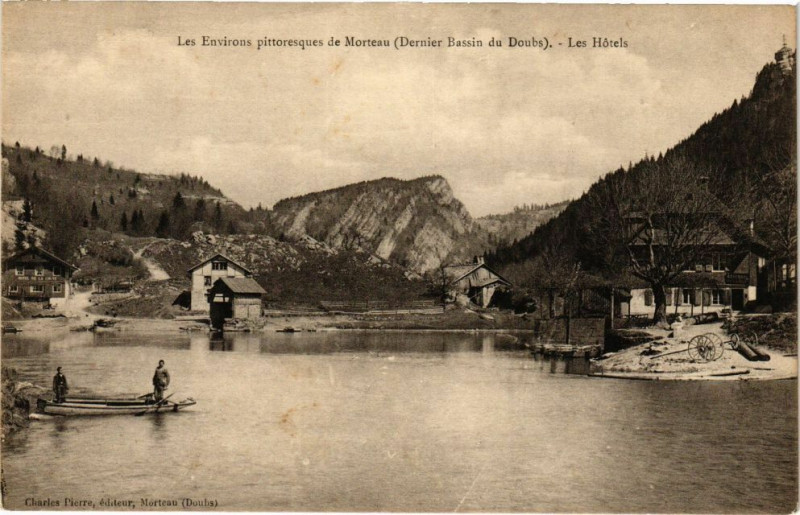Carte postale ancienne Les Environs pittoresque de Morteau (Dernier Bassin du Doubs) .. à Morteau