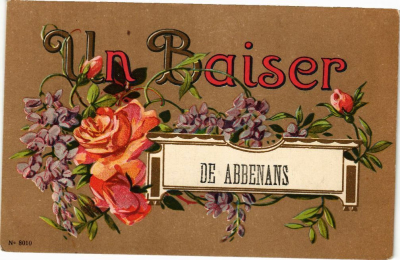Carte postale ancienne Un Baiser de Abbenans à Abbenans
