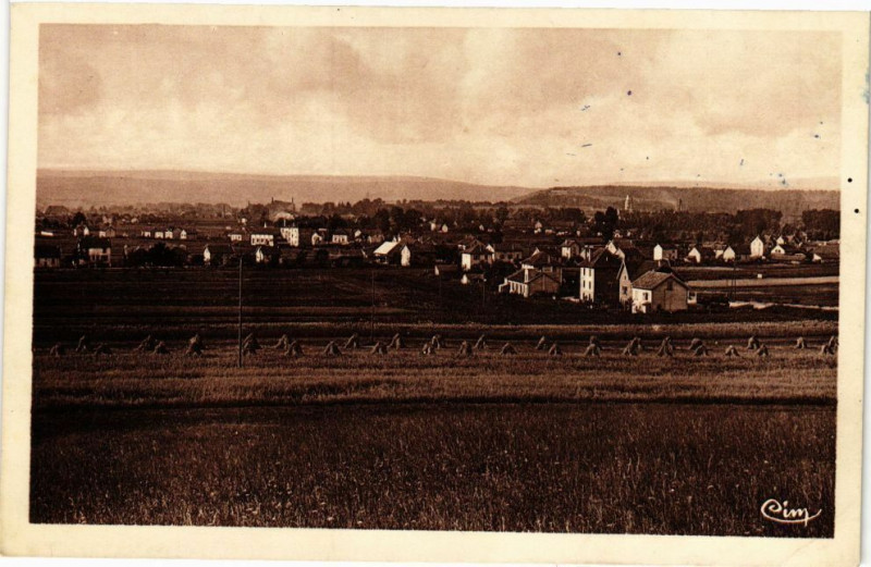 Carte postale ancienne Audincourt - Vue Générale à Audincourt