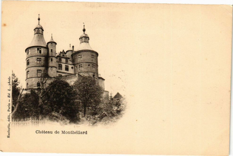 Carte postale ancienne Chateau de Montbeliard à Montbéliard