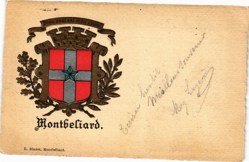Carte postale ancienne Montbeliard à Montbéliard