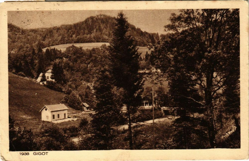Carte postale ancienne 1938 Gigot