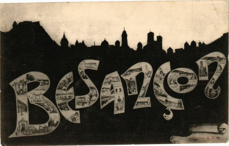 Carte postale ancienne Besancon à Besançon