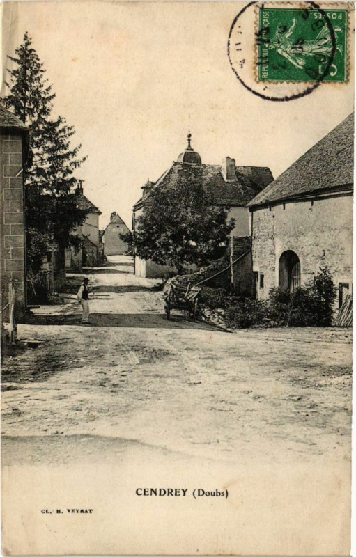 Carte postale ancienne Cendrey à Cendrey