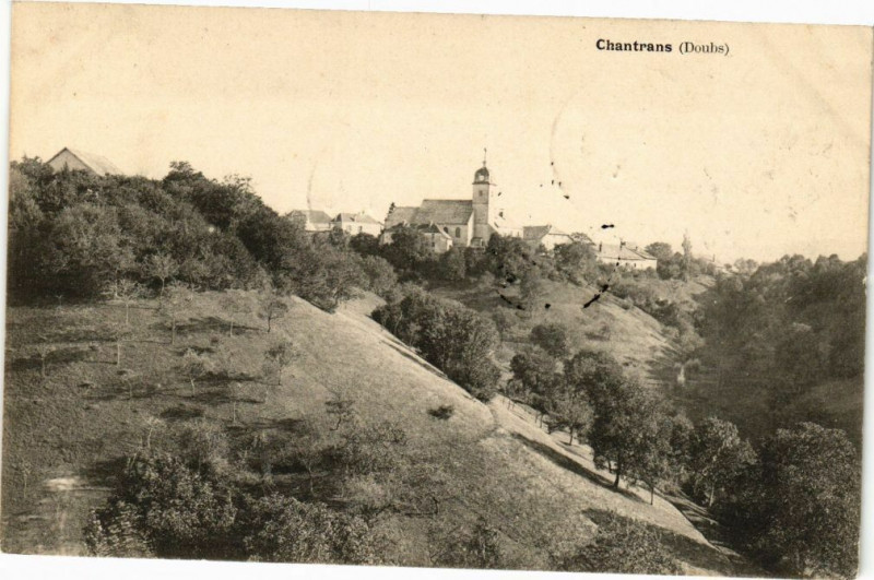 Carte postale ancienne Chantrans à Chantrans