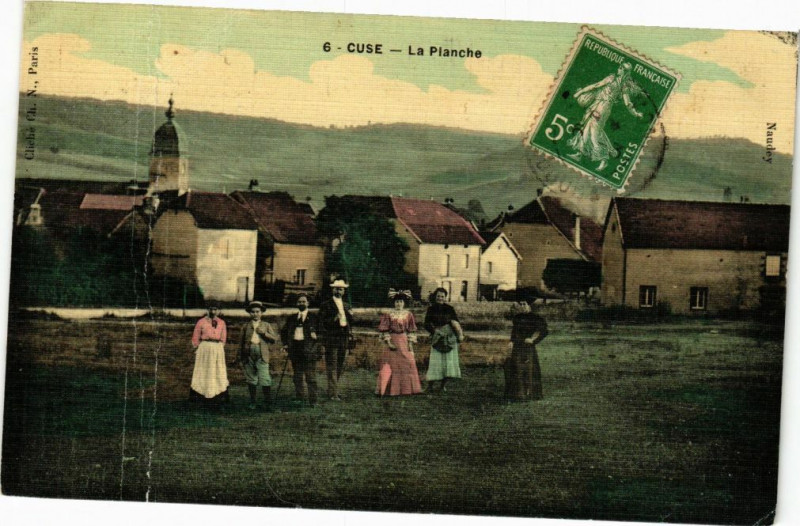 Carte postale ancienne Cuse - La Planche