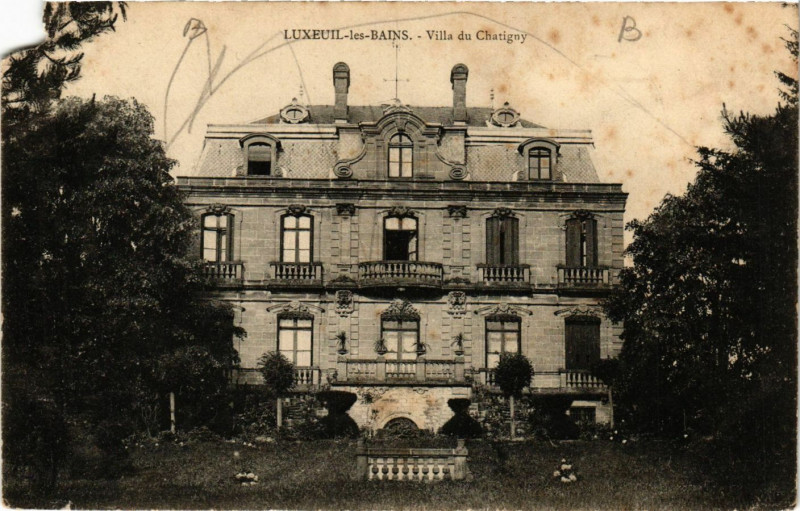 Carte postale ancienne Luxeuil-les-Bains - Villa du Chatigny à Luxeuil-les-Bains