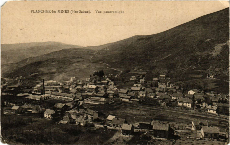 Carte postale ancienne Plancher-les-Mines - Vue Panoramique à Plancher-les-Mines