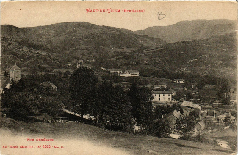 Carte postale ancienne Haut-du-Them - Vue générale