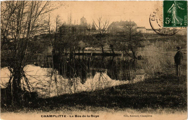 Carte postale ancienne Champlitte - Le Bas de la Doye à Champlitte