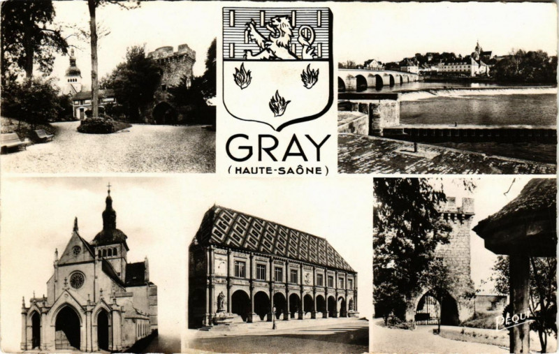Carte postale ancienne Gray - Scenes à Gray