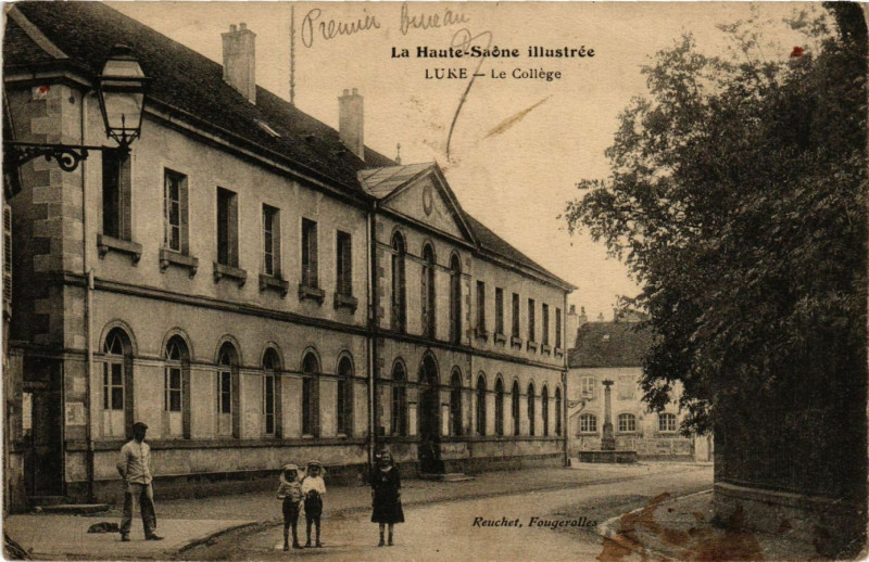 Carte postale ancienne Lure - Le College à Lure