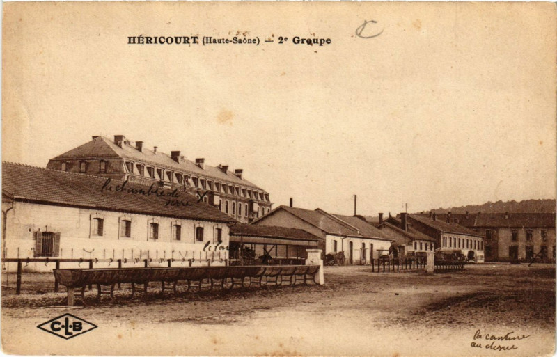Carte postale ancienne Hericourt - 2e Groupe à Héricourt