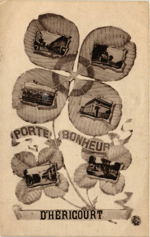 Carte postale ancienne Hericourt - Scenes - Porte Bonheur d'Hericourt à Héricourt