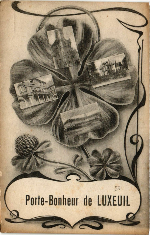 Carte postale ancienne Luxeuil-les-Bains - Scenes - Porte-Bonheur de Luxeuil à Luxeuil-les-Bains
