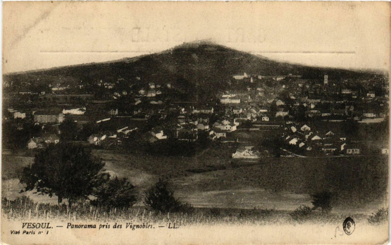 Carte postale ancienne Vesoul - Panorama pris des Vignobles à Vesoul