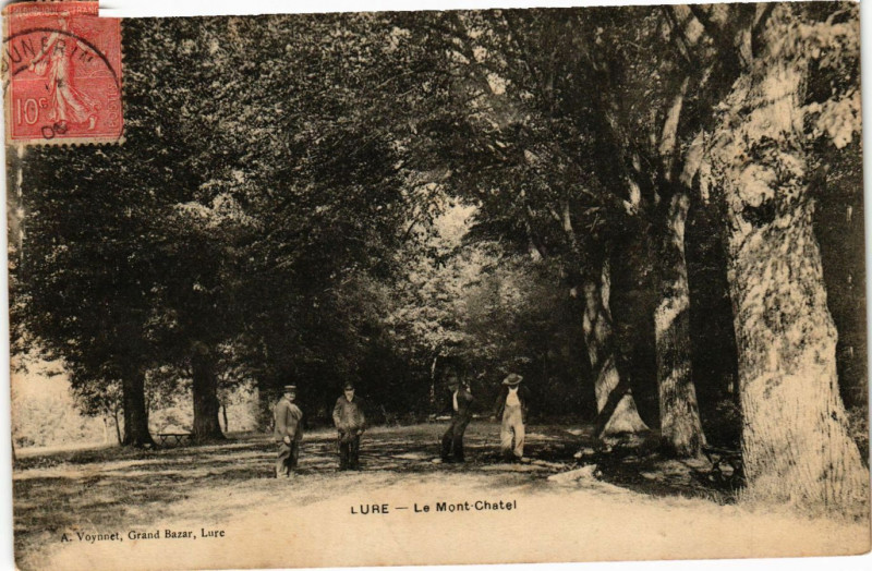Carte postale ancienne Lure - Le Mont-Chatel à Lure