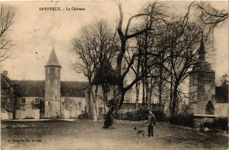 Carte postale ancienne Savoyeux - Le Chateau à Savoyeux