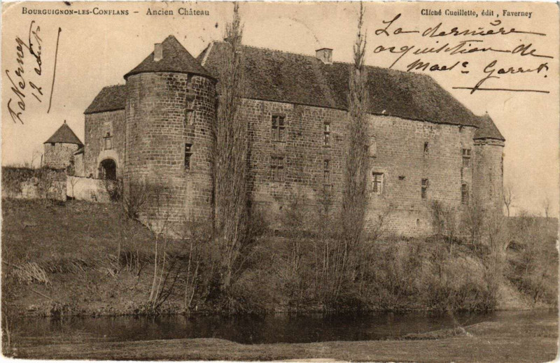Carte postale ancienne Bourguignon-les-Conflans - Ancien Chateau à Bourguignon-lès-Conflans