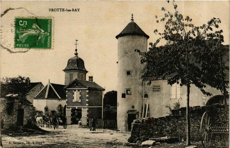 Carte postale ancienne Brotte-les-Ray à Brotte-lès-Ray