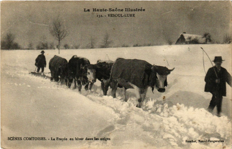 Carte postale ancienne La Haute-Saone Illustrée - Vesoul-Lure à Vesoul