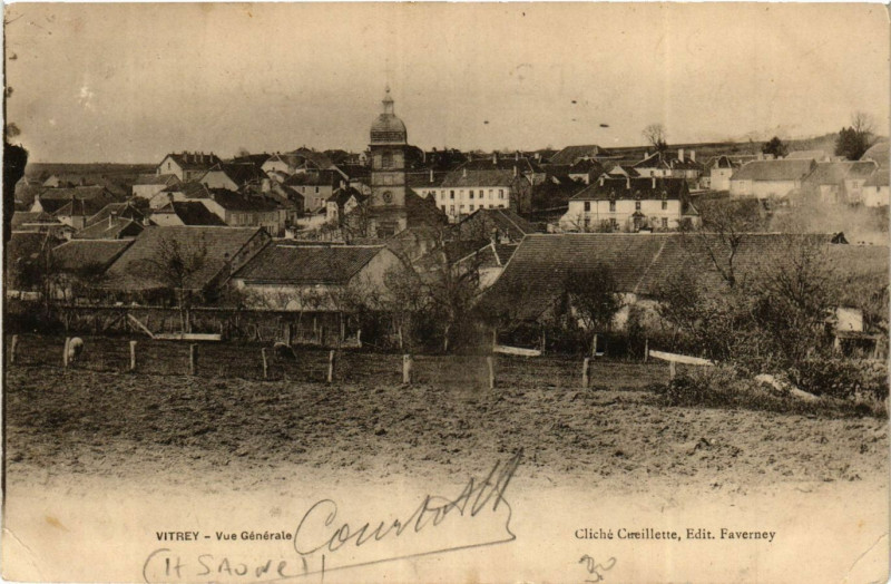 Carte postale ancienne Vitrey - Vue générale