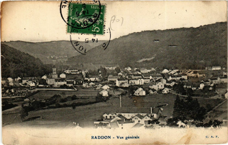 Carte postale ancienne Raddon - Vue générale