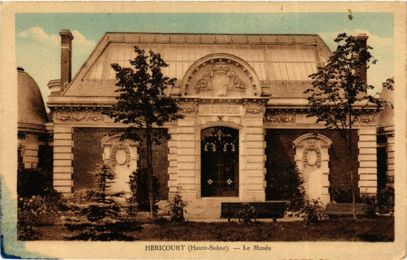 Carte postale ancienne Hericourt (Haute-Saone) - Le Musée à Héricourt