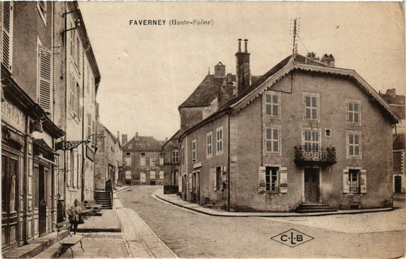 Carte postale ancienne Faverney (Haute-Saone) à Faverney