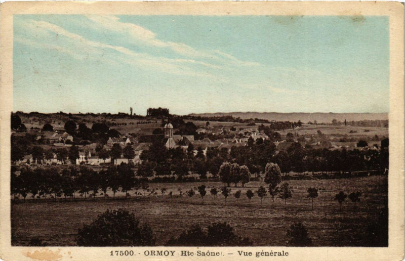 Carte postale ancienne Ormoy - Vue générale à Ormoy
