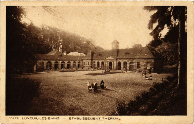Carte postale ancienne Luxeuil-les-Bains - Etabl. Thermal à Luxeuil-les-Bains