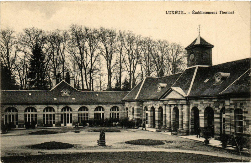 Carte postale ancienne Luxeuil - Etabl. Thermal
