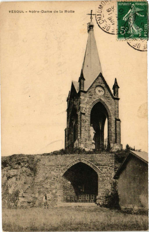 Carte postale ancienne Vesoul - Notre-Dame de la Motte à Vesoul
