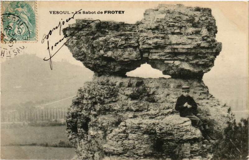 Carte postale ancienne Vesoul - La Sabot de Frotey à Vesoul