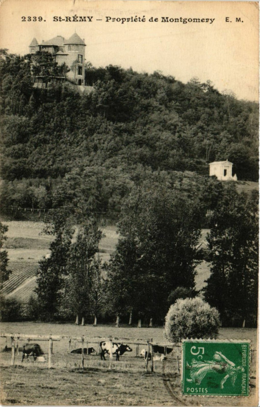Carte postale ancienne Saint-Remy - Propriete de Montgomery