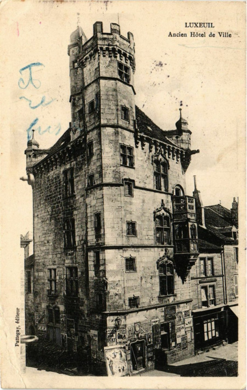 Carte postale ancienne Luxeuil - Ancien Hotel de Ville